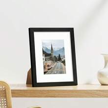 1/3pcs,30X40cm/12X16in Picture Frame, Wooden Photo Frame, A4 Frame, Certificates Documents Poster Frame,12"X16" Frame Withou Mat Photo Frames, Vertical & Horizontal Wall Hanging Black Picture Frame For Home Poster Prints Decor - khung ảnh bằng gỗ - Xem 8