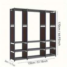 1 Tủ quần áo di động, Tủ quần áo thời trang đa chức năng, Chống bụi, Tủ trưng bày đứng độc lập, Kệ lưu trữ lắp ráp trên sàn, Tủ đựng đồ, Thích hợp cho phòng ngủ, phòng khách, nhà ở, Quà tặng ngày lễ, Quà Giáng sinh, Quà tặng trẻ em - Nhiều màu - Xem 7