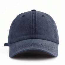✨1 Pc Solid Color Vintage Washed Baseball Cap, Classic Casual Stylish Vintage Soft Sweatband Adjustable Size Lightweight Sun UV Protection Versatile Dad Hat, Suitable For Outdoor Sports Daily Wear Party Vacation Perfect Gift For Friends - Baseball Caps, Beanies, Sun Hats, Bucket Hats, Cool Hats, Headwear, Stylish Hats, Fashion Hats, Everyday Hats - Multicolor - 查看 2