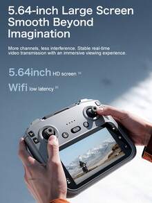 AXNEN 双摄像头无人机，光流定位悬停，可折叠四轴飞行器，一键360°特技翻转，上升/下降，入门级可折叠遥控无人机玩具，圣诞节、万圣节、感恩节的理想礼物