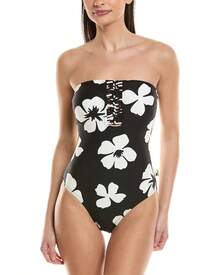 Vince Camuto Bandeau One-Piece - 黑色 - 查看 1
