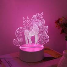 1pc USB Powered 3D Cute Bear Night Light - Creative Animal Design, Suitable For Home Decor, Great For Living Room And Bedroom, Ideal Birthday Or Holiday Gift