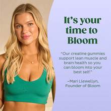 Bloom Nutrition Creatine Gummies - New Year New Me - Energy, Cognitive Health & Post-Workout Muscle Recovery Promotes & Muscle Improves - Creatine For Women - Berry Boost - View 8