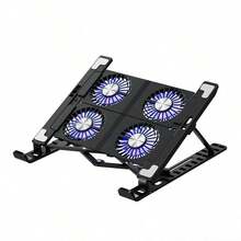 Rotatable & Adjustable Laptop Stand, Desktop Riser, Cooling Holder, Portable Lift Desk Mount - Multicolor - View 2