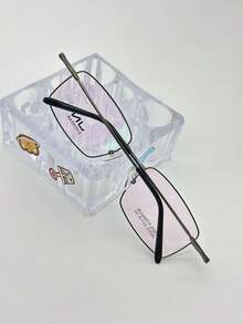 1 par de gafas con marco geométrico estrecho de TITANIUM 2503 - Gris - Ver 4