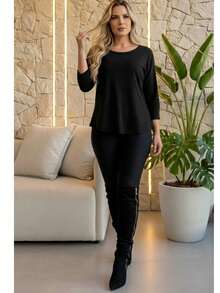 Atelie Kr Women Blouses - 黑色 - 查看 4