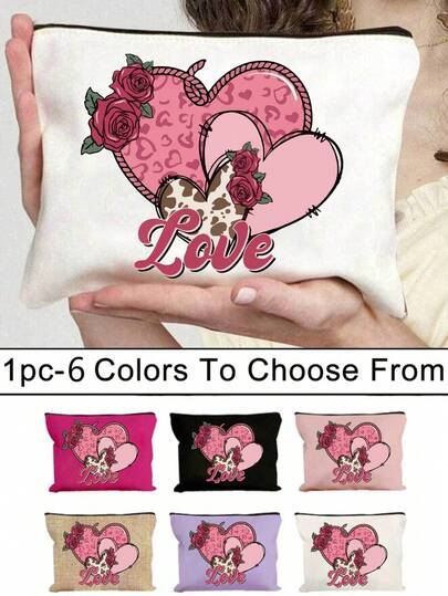 高尔夫印花化妆包 - 轻便无异味涤纶旅行洗漱包，卡通趣味多功能帆布包，充电器收纳包，旅行必备化妆包，化妆品、化妆和旅行必备轻便接待包，青少年完美礼物，生日和旅行配件，节日礼物