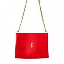 Yves Saint Laurent Makeup Bag - Red DIY Design, Convertible Into A Clutch And Organizer Bag - Christmas Gift - Red - View 1