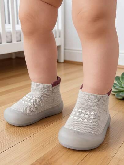 1 par de zapatos para bebé y niño pequeño, primeros caminantes, suela blanda antideslizante para interior y exterior, zapatillas de primeros pasos para niños y niñas pequeños