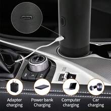 Portable Electric Capsule Coffee Machine, American-Style Pump-Driven Compact Espresso Machine, Suitable For Car Travel And Home Use, USB Portable Mini Heated Espresso Capsule Coffee Machine, A 3-In-1 Heated Coffee Machine + Portable Espresso Machine + Coffee Powder And Capsules Of Various Sizes, Making Coffee Accessible Wherever You Go. - 黑色 - 查看 5