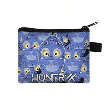 1pc HUNTRX/K-POP Chibi Print Coin Purse, Lightweight & Portable, PU Material, Zipper Closure, Coin/Card Storage, Student Daily/Fan Merchandise Accessory - Multicolor - View 4
