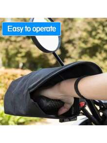 1 đôi găng tay bảo vệ tay lái xe máy, chống nắng và chống tuyết, bọc tay lái. - Nhiều màu - Xem 2