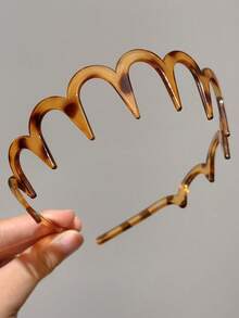 1-5pcs Simple Metal Wavy Hair Hoop Headbands, Versatile Hair Accessories For Men, Wave Hair Band, Headwrap For Styling, Face Washing, Sports, Hairband For Slicked Back Look, Men Accessories, Hair Cutting Accessories, Wave Headband, Accessories For Man, Baseball Accessories