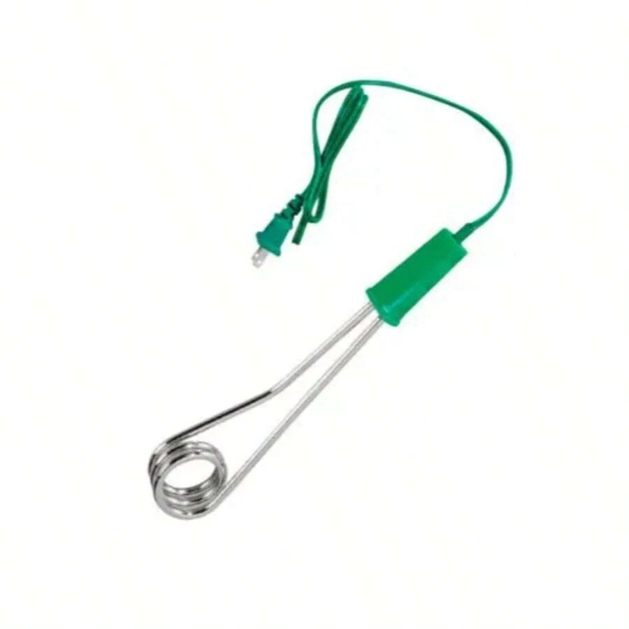 Calentador de Inmersión de Agua 4555 Lion Tools | Resistencia Eléctrica Portátil - Plateado - Ver 1