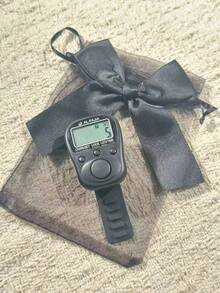 7-Channel Finger Ring With Lockscreen, Manual Electronic Digital Display With Time, Rechargeable Ring Counter - Multicolor - View 9