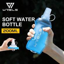 WRELS 1件 150/250/500ML 輕量可折疊咬嘴馬拉松運動水壺，熱壓無味冷水瓶 - 彩色 - 查看 13