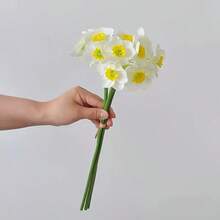 3pcs Artificial Daffodil Flowers, Home Decor Ornament - Multicolor - View 11