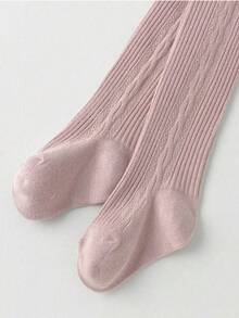 2pcs/Pack Baby Girl's Tights Children's Spring Thin Leggings, Girls Toddler Full Length Tights, Stretchy Stirrup Stockings Baby Toddler Leggings Socks Newborn - Multicolor - View 3