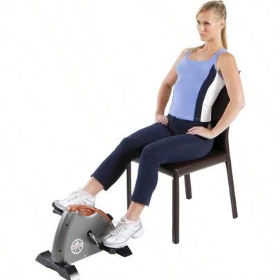 bicicleta para hacer ejercicioMarcy Under Desk Mini Pedal Leg and Arm Exercise Cycle with Adjustable Magnetic Resistance Physical Tpy Leg Exercisers