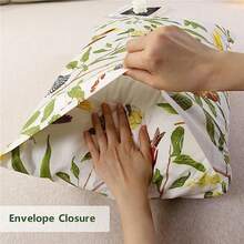 100% Cotton Pillowcases Set Of 2 Queen Size Boho Bohemian Pattern Printed Pillow Cases Soft Breathable Cooling Pillowcase Decorative Pillow Cover Queen 20x30 Inches Blue Paisley - Queen (20x30 Inches)+Green Leaves - View 4