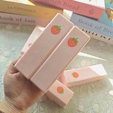 1个2026新款超柔软慢回弹Hachimi草莓牛奶棒挤压玩具，学生减压玩具 - 彩色 - 查看 3