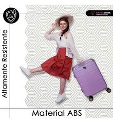 Nueva, Maleta Viaje en Cabina, Evita Filas, Ahorra tiempo, Maleta, Viajes Vacaciones,  Ligereza, Diseño Moderno, Equilibrio, Perfecto, Full Color,  Ideal, Equipaje Gratis, Suave,  Reforzada, Alta Resistencia, Comodidad, Tonos llamativos, Juvenil, Movilidad, Varios Colores, , Tamaño Estándar, Silencioso, Adaptable, Avion, Azul, Rosa, Negro, Plateado, Lila, Menta, Colores, Kit, Importante, Profesional, Perfecta - Lila Púrpura - Ver 9