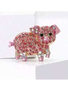 1枚欧美热销胸针 跨境新款卡通生肖创意珐琅滴油小马胸针 精致百搭头巾别针