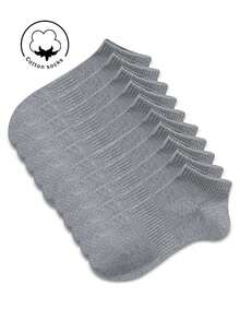 3/6/9双装女士棉袜，短袜，隐形袜，灰色袜，黑色袜，白色袜，女士袜，可爱袜，女童袜，适合秋冬春夏四季穿着，网眼透气设计，吸湿排汗，柔软舒适，适合各种场合，如节日、运动、休闲、商务等，全年可穿，颜色随机搭配。 - 灰色 - 查看 3