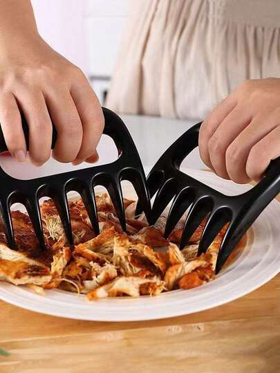Garra de oso para desmenuzar carne, herramienta de cocina multifuncional de material PP para barbacoa