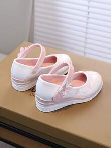 1双儿童软底时尚百搭套脚皮鞋，防滑，休闲日常穿着，适合女孩，春夏款 - 粉色 - 查看 5