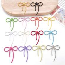 5/10个 42x37mm 彩色涂漆金属合金领结钥匙扣，DIY钥匙扣和耳环工艺材料 - 均碼 - 查看 11