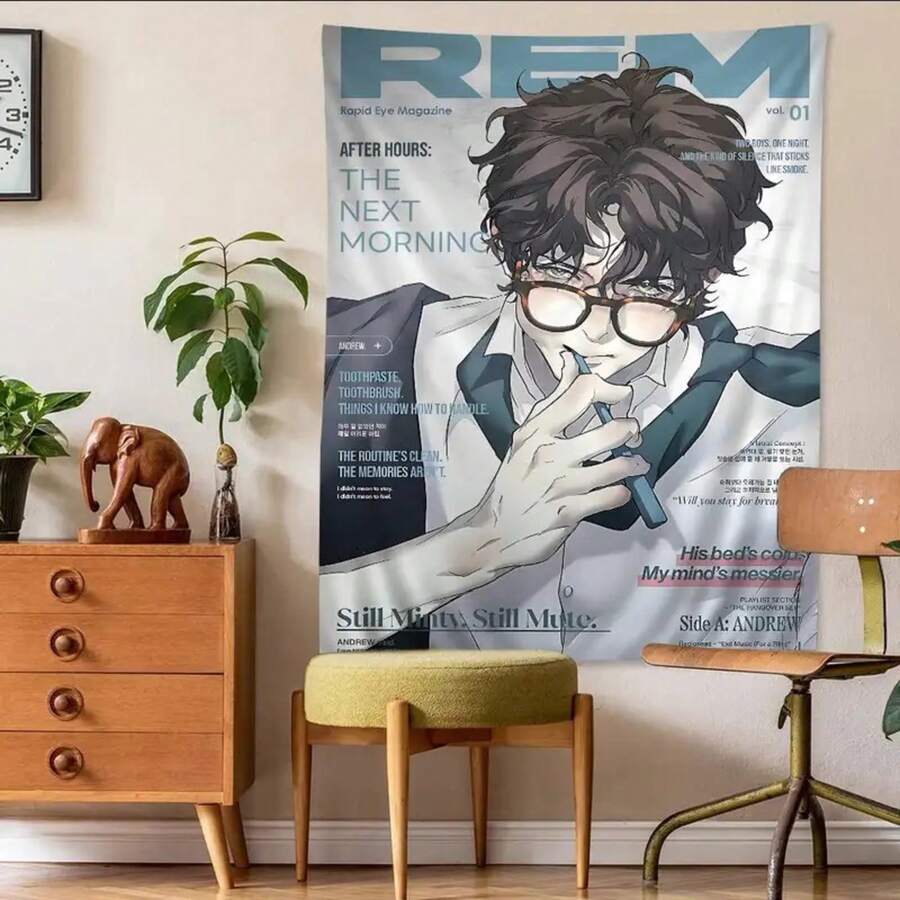 Nerd Project Bl Anime Hanging Bohemian Tapestry Hanging Tarot Hippie Wall Rugs Dorm Wall Hanging Home Decor - Z9 - View 1