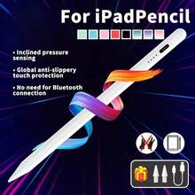 Compatible With Apple Pencil 1st & 2nd Generation, With Palm Rejection And Tilt Sensitivity, Suitable For 2018-2026 6th/7th/8th/9th/10th Gen, Mini 5th/6th Gen, Air 3rd/4th/5th Gen, Pro 11th/12th Gen - Multicolor - View 2
