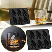 Caveman Ice Cube Mold, Caveman Shaped Silicone Ice Cube Tray, Fun Silicone Ice Pop Mold For Halloween Party Drinks, Easy Release And Dishwasher - 1 - View 3