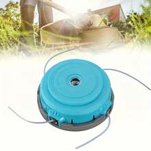 1个重型自动割草机头，4线设计 - 兼容汽油割草机、除草机、割灌机 - M10*1.25螺距替换头，经久耐用，适用于专业和家庭草坪护理、园艺设备。 - 淺藍色 - 查看 9