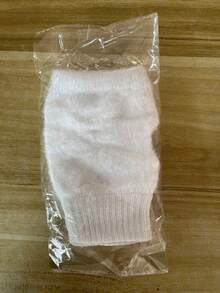 2双装女士露指针织毛绒手套，保暖冬季手套，仿毛皮连指手套，多功能可爱，适合办公室、骑行、防风露指手套