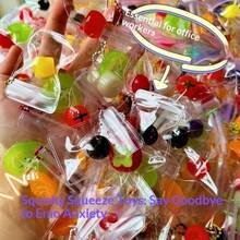 10 piezas/paquete Nuevo juguete de exprimidor de frutas 2026, juguete antiestrés, regalo perfecto para cumpleaños, vacaciones, Navidad - Multicolor - Ver 4