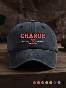 1pc Unisex Outdoor Casual Fashion Cat Print Adjustable Size Soft Baseball Cap, Suitable For Daily Wear