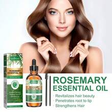 Rosemary Coconut Hair Oil - Moisturizing, Strengthening, Smoothing Hair Oil For Damaged Hair - Rosemary - View 1