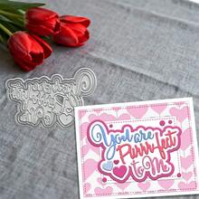 创意英文字母模具，DIY剪贴簿相册和压花模板，贺卡制作工具，卡片纸切割工艺品，礼品卡制作模板模切。 - 銀色 - 查看 7