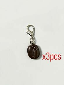 1pc Cute Coffee Keychain With Latte Art Pattern And Mini Coffee Bean Charm, Novelty Bag/Car Key Chain Accessory, Perfect Gift For Coffee Lovers, Unique Mini Coffee Cup Keyring For Daily Use And Collection - Multicolor - View 18