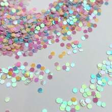 30g de Lantejoulas Hexagonais de 3mm | Cores Variadas, Confete Multicolorido, Adequado para Decorações, Casamentos, Suprimentos para Festa de Aniversário, Arte de Unhas, Artesanato de Presente, Slime e Lançamento de Celebração - Multicolorido - Visão 5