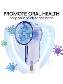 6-Pack Toothbrush Dust Covers, Suitable For Toothbrush Replacement Heads And IO Series Toothbrush Head Protection. Durable And Easy To Clean, Protecting Oral Care Tools From Dirt And Damage. Travel Toothbrush Covers, Compatible With Most Electric Toothbrush Heads. - Multicolor - View 5