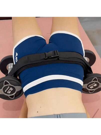 臀桥阻力带、哑铃臀推阻力带、便携式负重训练带、男女通用臀部健身带、动态辅助训练带、健身配件、锻炼、健身房、家庭健身、健身器材、家庭训练