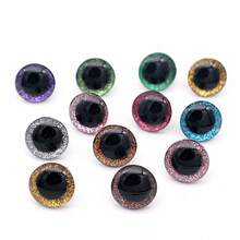 10 chiếc mắt nhựa 3D lấp lánh, kích thước 18-24mm, thích hợp cho búp bê đan len, đồ thủ công, búp bê, gấu bông DIY, kèm vòng đệm. - Nhiều màu - Xem 4