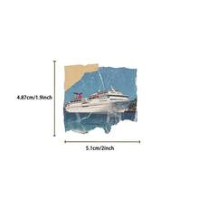 50张撕贴照片贴纸，创意涂鸦贴纸，办公用品，手机电脑贴纸，防水，耐用，酷炫贴纸 - 彩色 - 查看 2