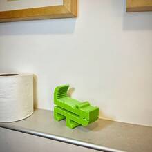 鳄鱼钩动物造型淋浴房玻璃挂钩 - 免钻孔毛巾架，浴室适用，易于安装，防滑夹式配件 - 彩色 - 查看 2