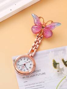 Nurse Pocket Watch - Digital Pocket Watch With Clip, Designed Specifically For Healthcare Professionals - Rose Gold - View 4