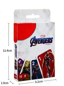 UNO纸牌游戏 - 趣味卡牌系列 - 多人聚会娱乐卡牌游戏 - 2人游戏 - 2-6人桌面卡牌游戏 - 彩色 - 查看 11