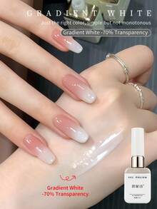 annies 12毫升蛋形透明乳白色指甲油凝胶，2026年新款时尚冰透明果冻乳白色指甲油，美甲沙龙专用，1瓶/2瓶装 - 彩色 - 查看 11